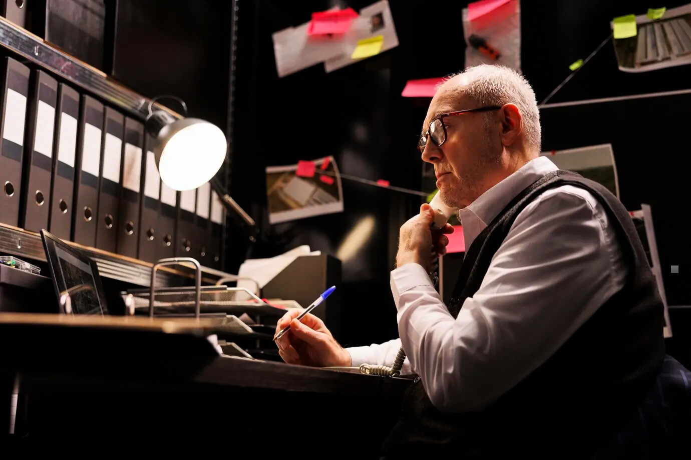 Muro de notas adhesivas priorizando riesgos en productos IT y SaaS